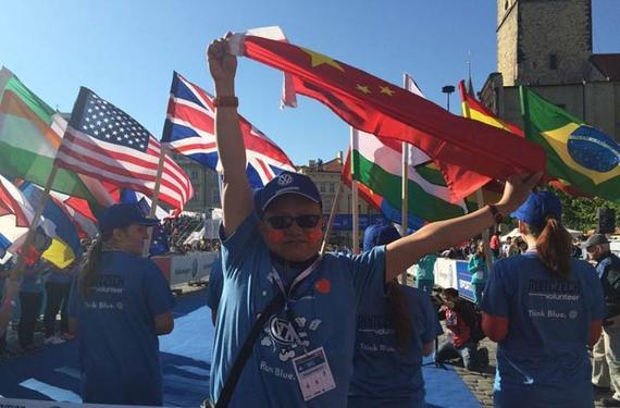 布拉格马拉松中国元素